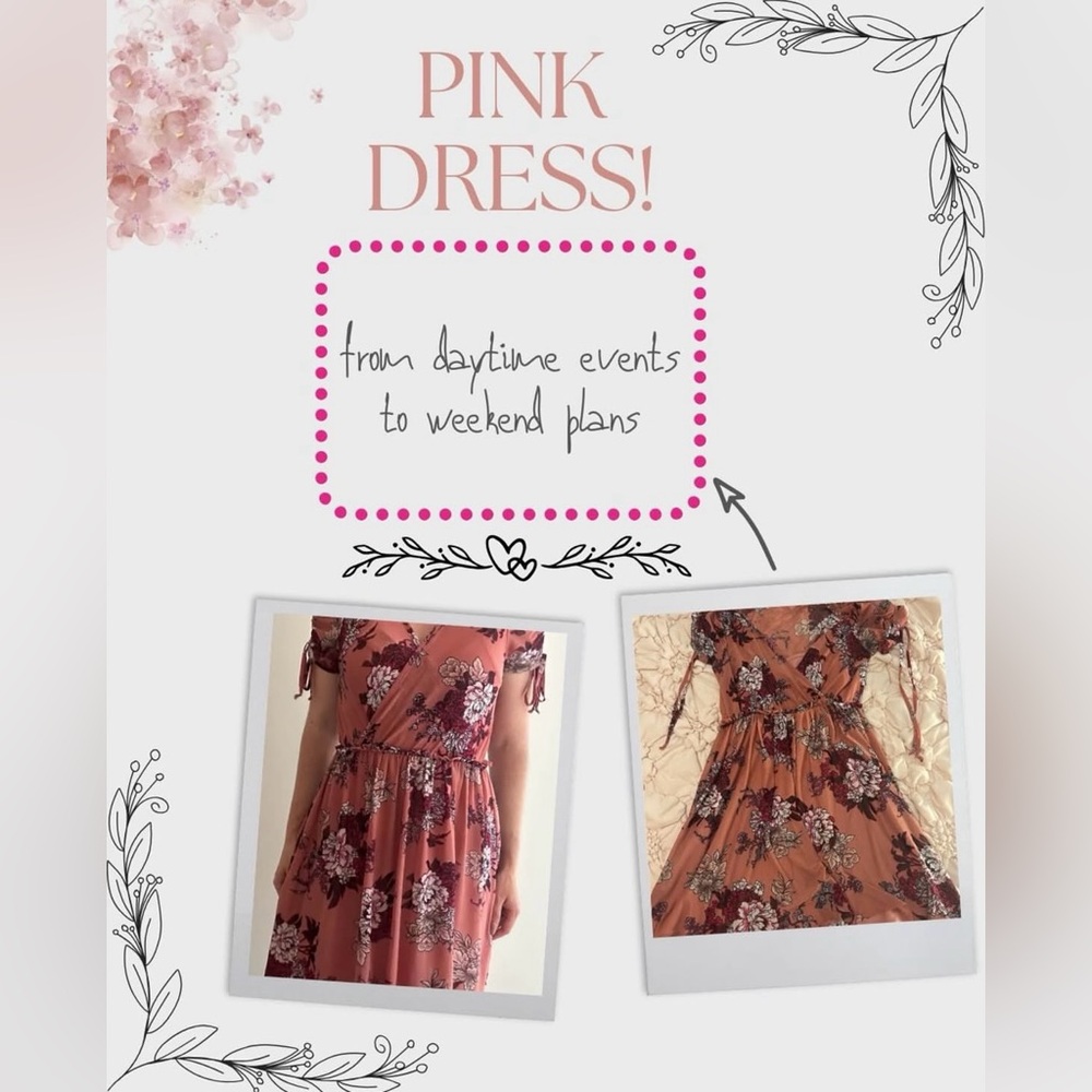 Floral Pink Dress